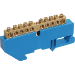 Шина нулевая IEK на DIN-изоляторе ШНИ-6х9-6-Д-С