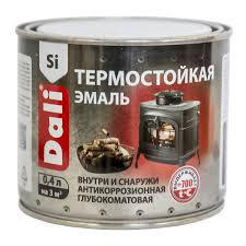 Эмаль DALI термостойкая серебряная 0.4 л
