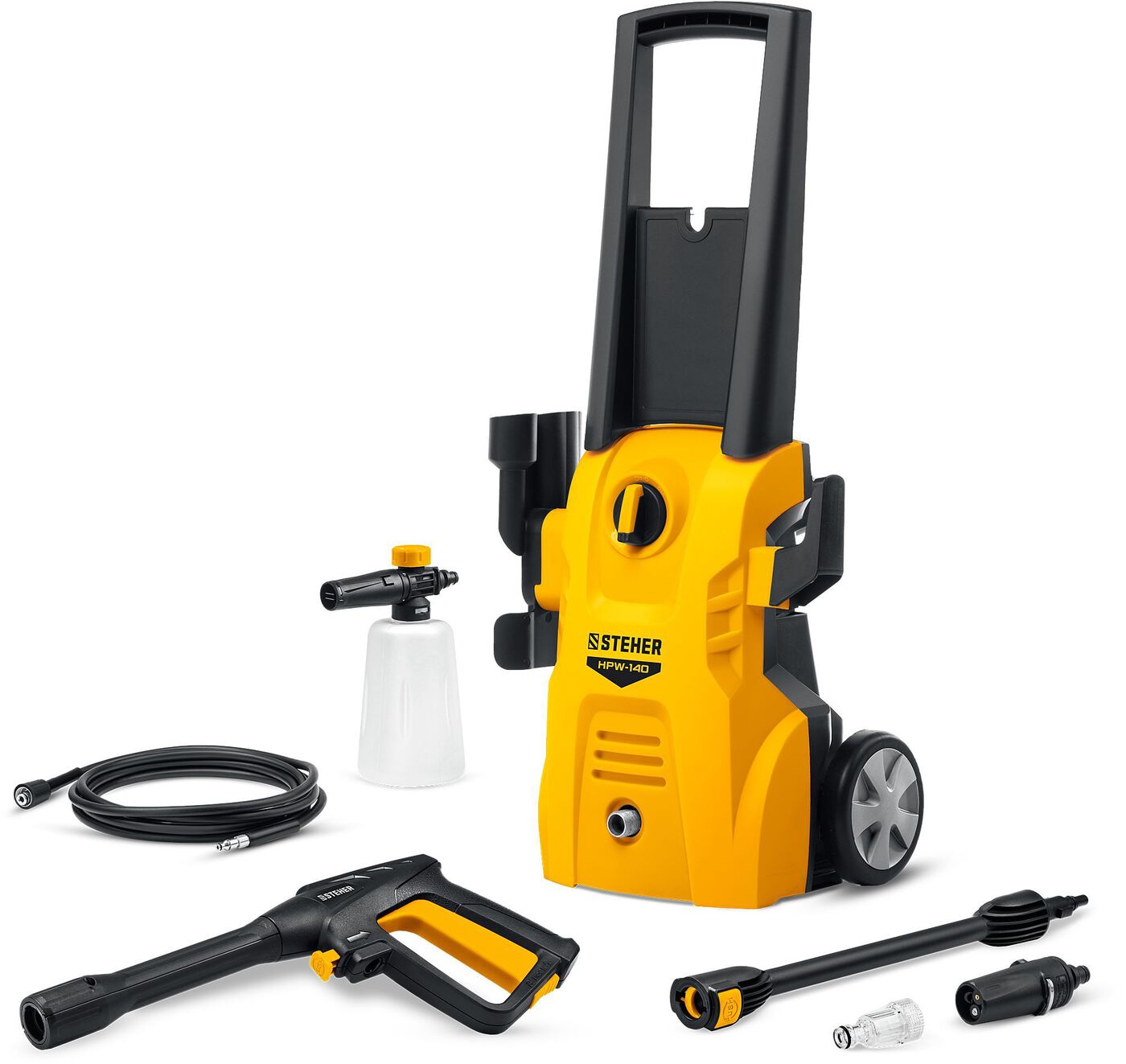 STEHER 140 Атм, 1700 Вт, мойка высокого д. пистолет G-180 (HPW-140)