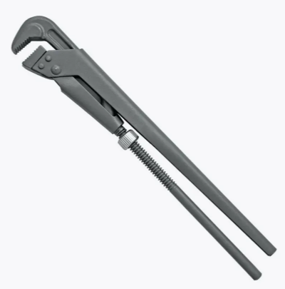Ключ трубный BIBER ПРОФИ CrV 45 град. 1,0"