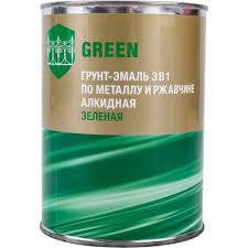 Грунт-эмаль ДЕКАРТ по ржавчине зеленый (0,8кг)