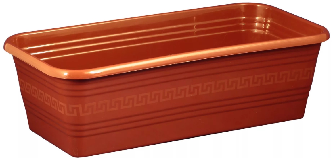 Ящик для рассады ИНТЕРМ 380х190х95  Терракот