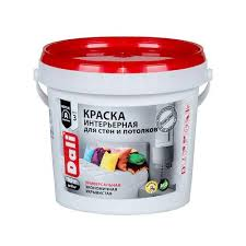 Краска DALI "Интерьерная" акриловая водно-дисперсионная для стен и потолков 0.9 л