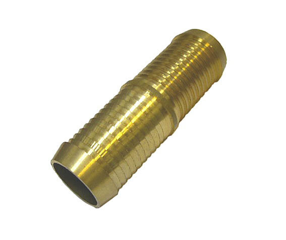 Соединитель рез. шланга 3/4 латунь