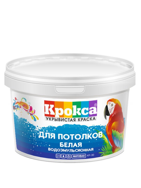 Краска в/э Крокса-30 4,5кг д/потолков