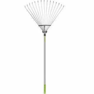 Грабли веерные рздв. телеск. с метал. черенок