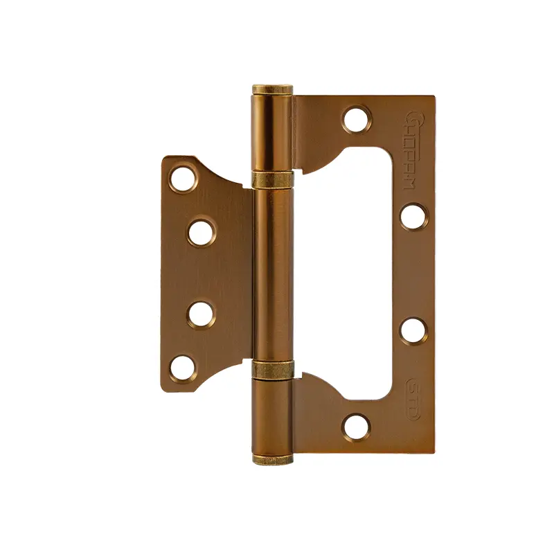 Петля без врезки 100*75*2,5 СР хром 2ВВ Сазар