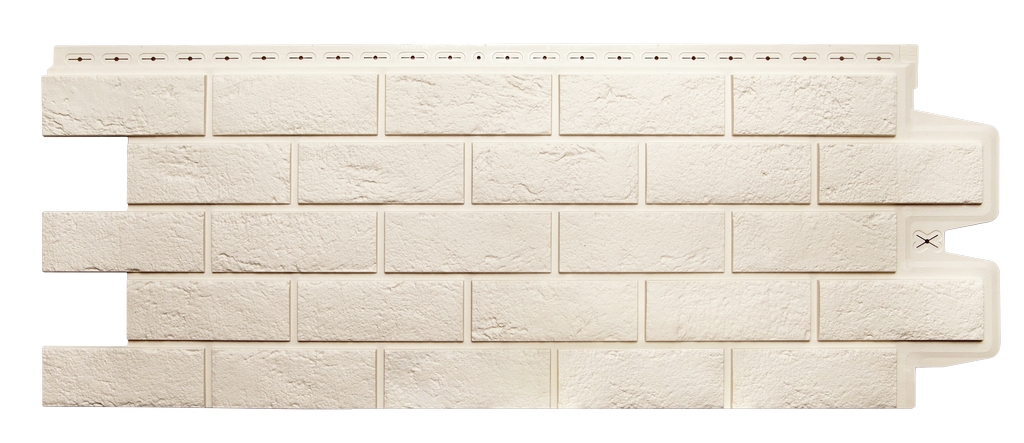 А.Панель фасад. состар.кирпич молочная