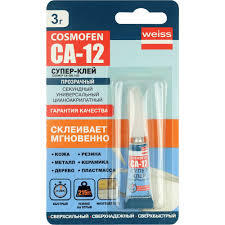 Клей COSMOFEN CA-12 цианакрилатный универ. 3гр