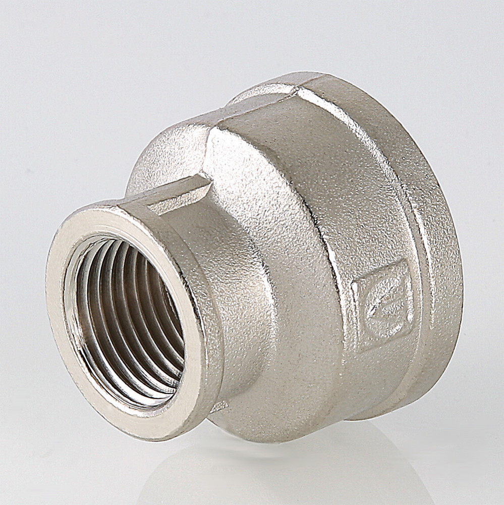 Муфта Valtec перех. 1 1/2"-1" никель (5) VTr.240.N.0806