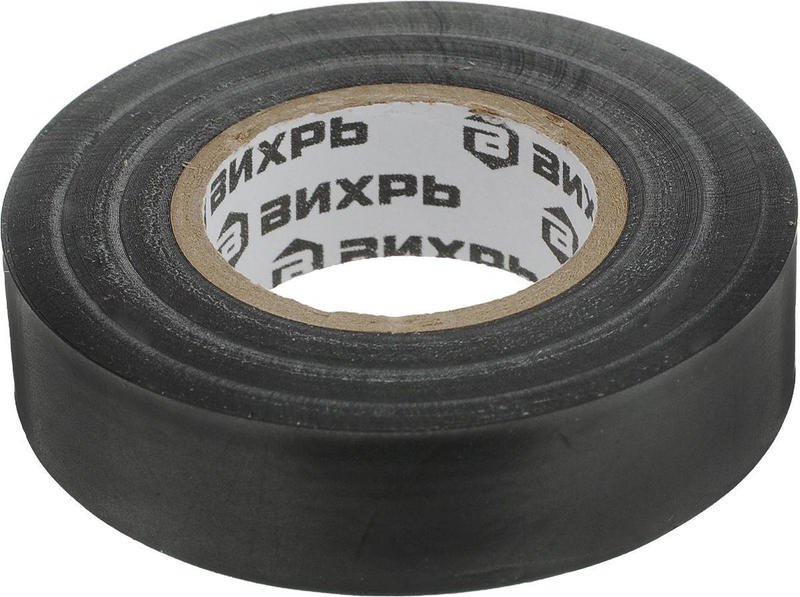Изолента ВИХРЬ 20мх19мм черная