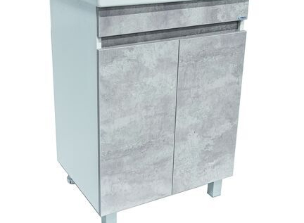 Тумба  СТАНДАРТ 60 +умыв фасад БЕТОН