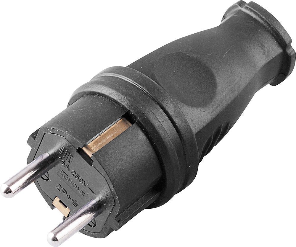 Вилка прямая с/з каучук STEKKER