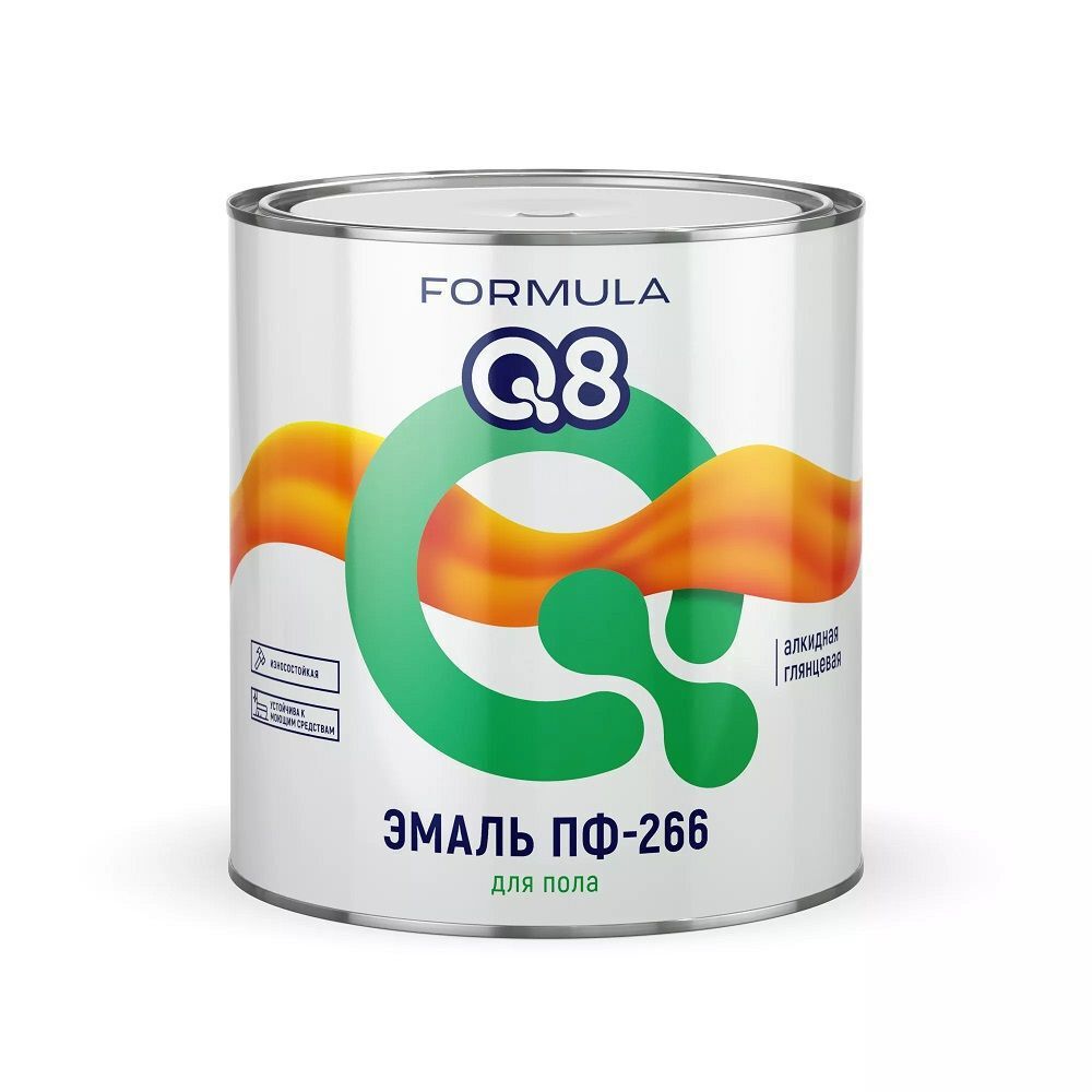 Эмаль ПФ-266 FORMULA Q8 крас.кор. 5,5кг-6кг