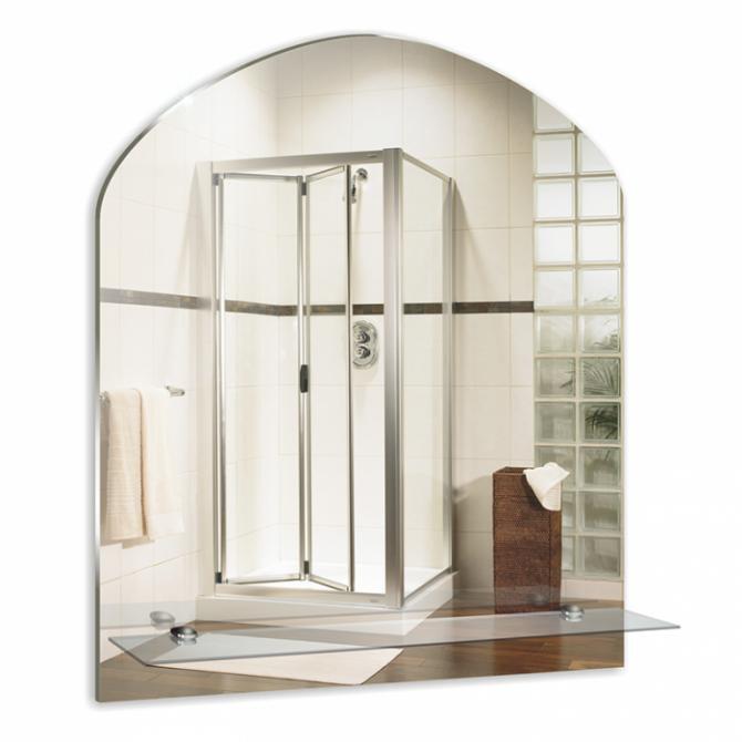 Зеркало Арка 580*500 с полкой арт 5038