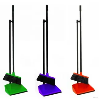 Набор д/уборки Ленивка щетка+совок складной