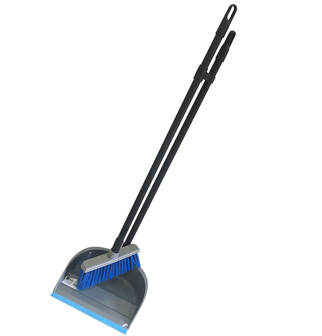 Набор д/уборки Ленивка щетка+совок складной