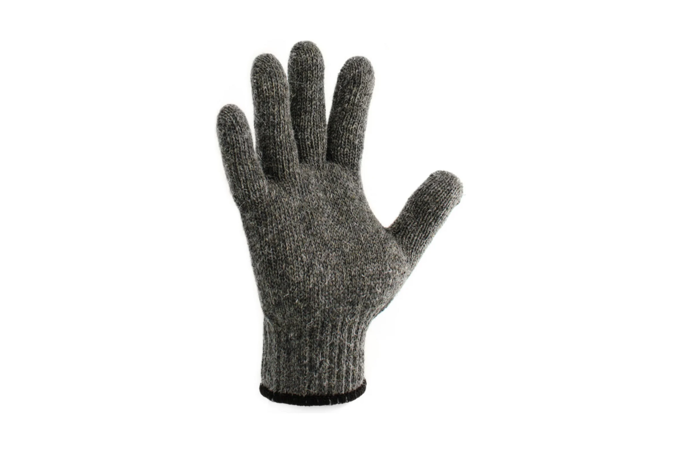 Перчатки трикотажные Плюш серые