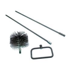 Ерш д/чистки дымох 200*12мм ручка 1,5м полип.