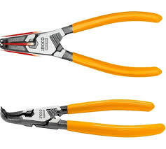 Съемник стопорных колец  INGCO HCCP261804 изогнутый 180 мм (внутренние)