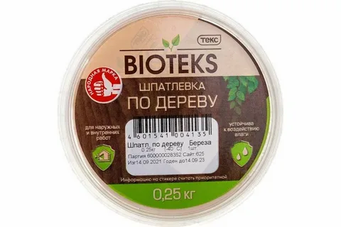 Шпатлевка ТЕКС по дереву береза 250 г