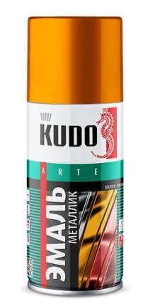 Эмаль  KUDO KU-1027.1 алкидная универсальная металлик хром 210 мл