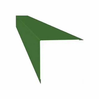 А.Планка угла наруж. 75*75*3000 зел/мох 6005