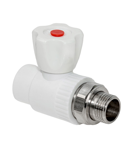 Кран шар. ПП для радиатора прямой 25*1/2