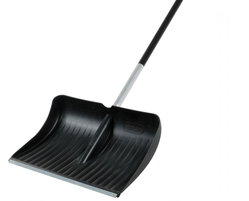 Лопата "Зима" №11 с поликарб. планкой d-30 с дер.чер. 1сорт и V-ручкой 470х340