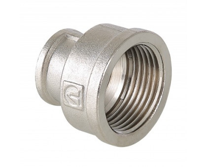 Муфта Valtec перех. 3/4"-1/2" никель (10) VTг.240.N.0504(КМ)
