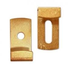 Крепление для зеркала (набор) (желтый цинк 1шт)