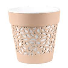 Кашпо "Блоссом" (8,3л) Мокачино/пудра