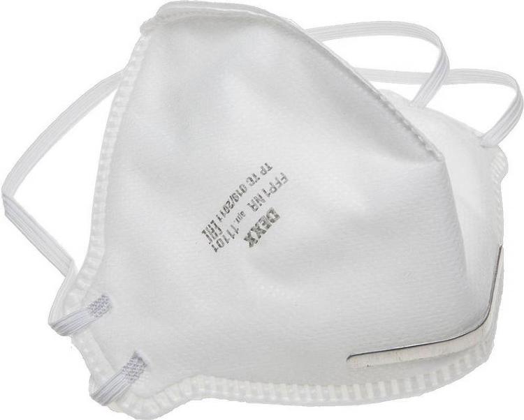 Полумаска фильтрующая DEXX противоаэрозольная многослойная FFP1