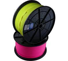 Шнур п/п 6мм*200м (16 прядей) НЕОНОВЫЙ