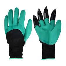 Перчатки-грабли садовые нейлоновые, с латекс. полуобл., 9-10 размер,  INBLOOM