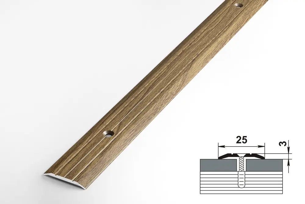 Порог стык. 25мм/0,9м дуб лионский