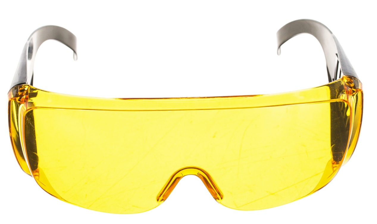 Очки защитные STURM! поликарбонат открытого типа желтые линзы (арт. 8050-05-03y)