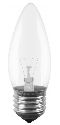 Лампа накаливания ЛИСМА ДС свеча 60Вт E27 230В