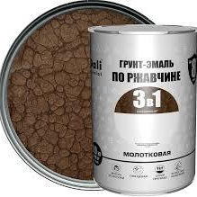 Грунт-эмаль DALI SPECIAL Молотковая по ржавчине  - коричневый 750 г