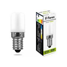 Лампа с/д, (2W) 230V Е14 4000К для холодильника, LB-10 Feron