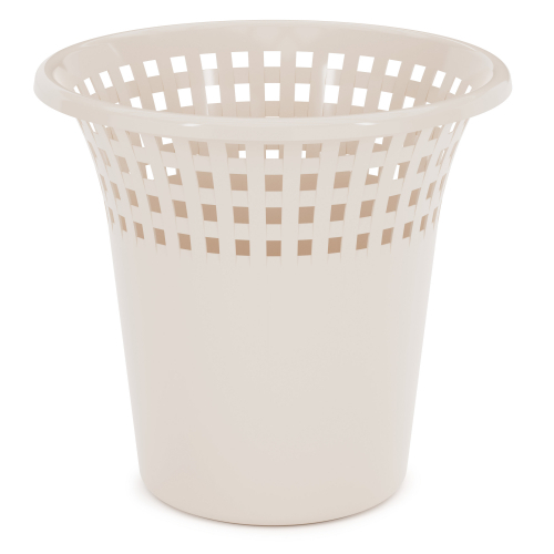 Корзина д/бумаг Св-серый/св-бежевый М6982