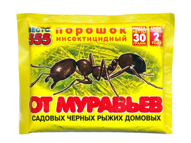 Средство ВЕСТА 555 порошок от муравьев 30 г