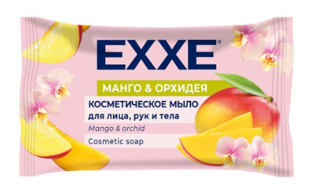 Мыло туалетное EXXE "Манго и орхидея" косметическое 75 г