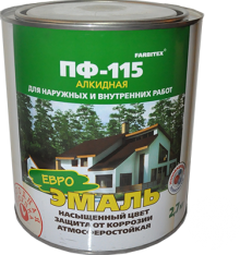 Эмаль FARBITEX ПФ-115 алкидная белая 2.7 кг