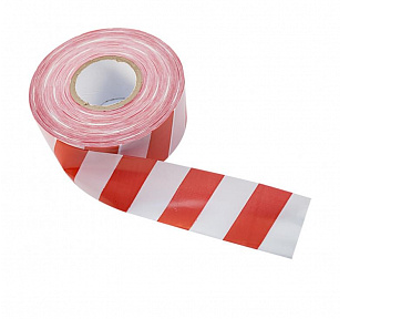 Лента сигнал. PROCONNECT бело-красная 75мм х 100м