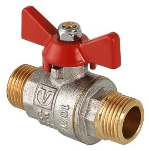 Кран шар. Basic VT НН 3/4" бабочка (бшш) (12) VT.219.N.05(КМ)