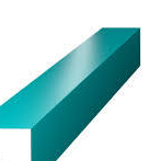 А.Планка угла наруж.100*100*3000 гол.вода-0,45