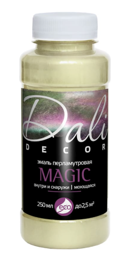 Краска эмаль DALI "Decor Magic" перламутровая жемчуг 250 г