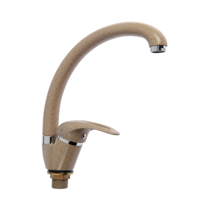 Смеситель 4040AKЕ для кухни с гайкой Терракот.