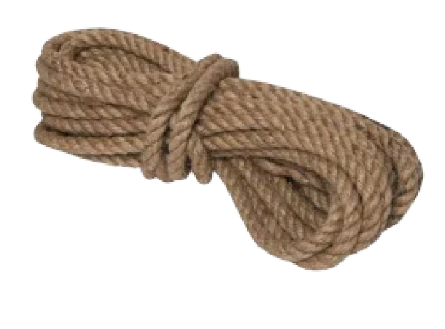 Веревка джутовая 6 мм 20 м